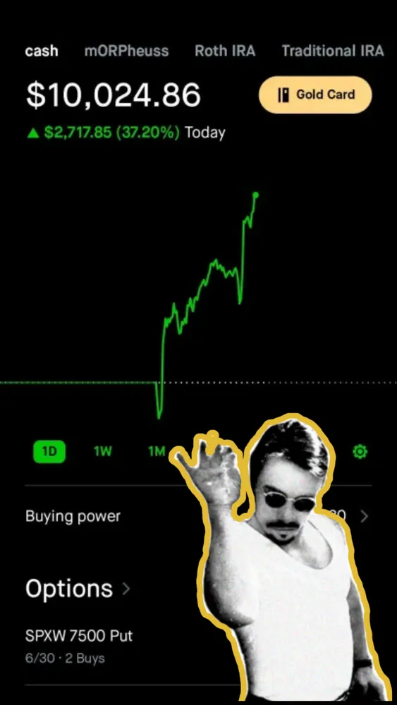 Bird Gang Capital analyst trade screenshot